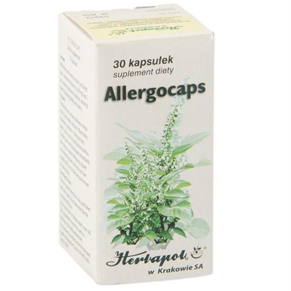 Allergocaps - kasułki na alergie 30kaps.