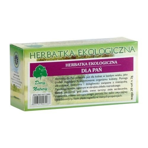Herbatka Ekologiczna dla Pań fix 20x2g