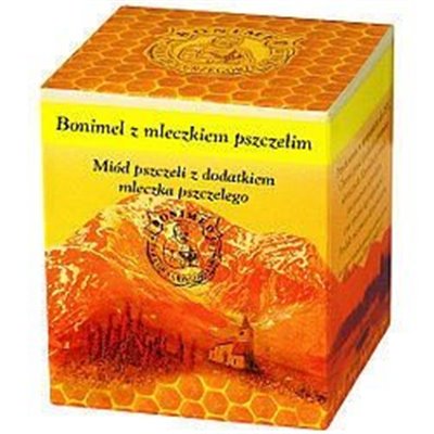 Miód Bonimel z Mleczkiem Pszczelim, miód leczniczy 250g