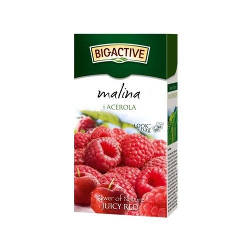 BioActive Herbata z Maliną i acerolą fix 20x2,5g