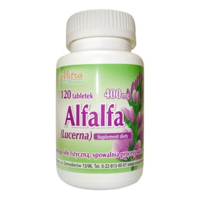 Alfalfa (lucerna) 120 tabl. - suplement diety