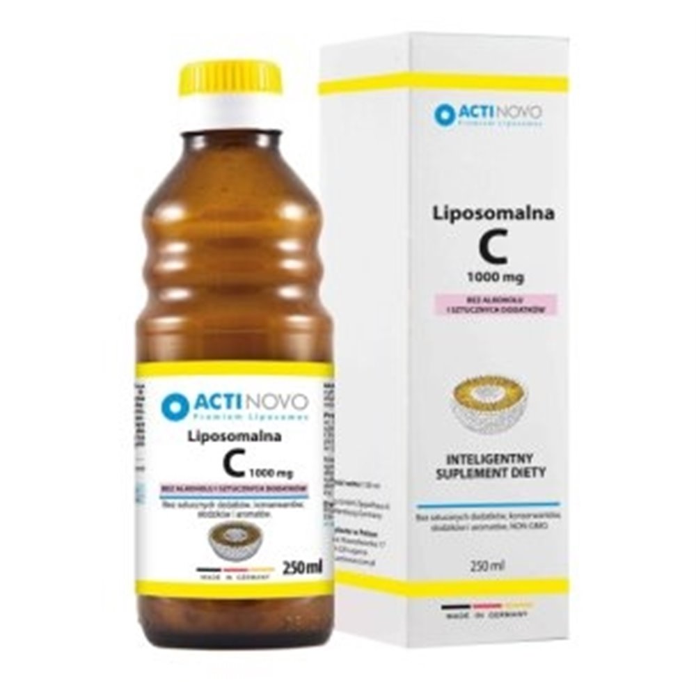  Liposomalna Witamina C, 1000 mg, bez alkoholu, 250 ml
