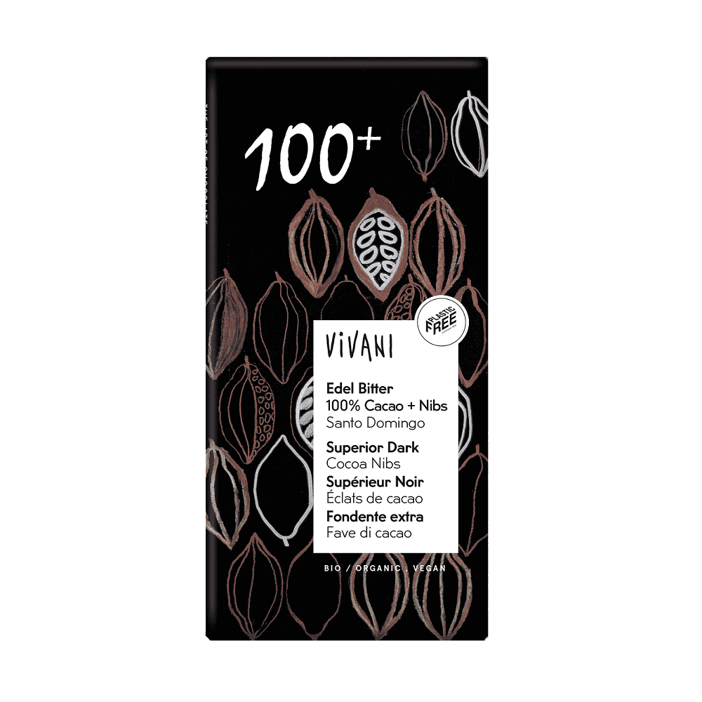 Vivani czekolada 100% kakao BIO 80g