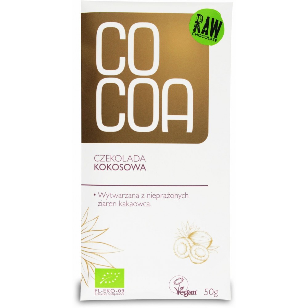 Cocoa czekolada kokosowa BIO 50g