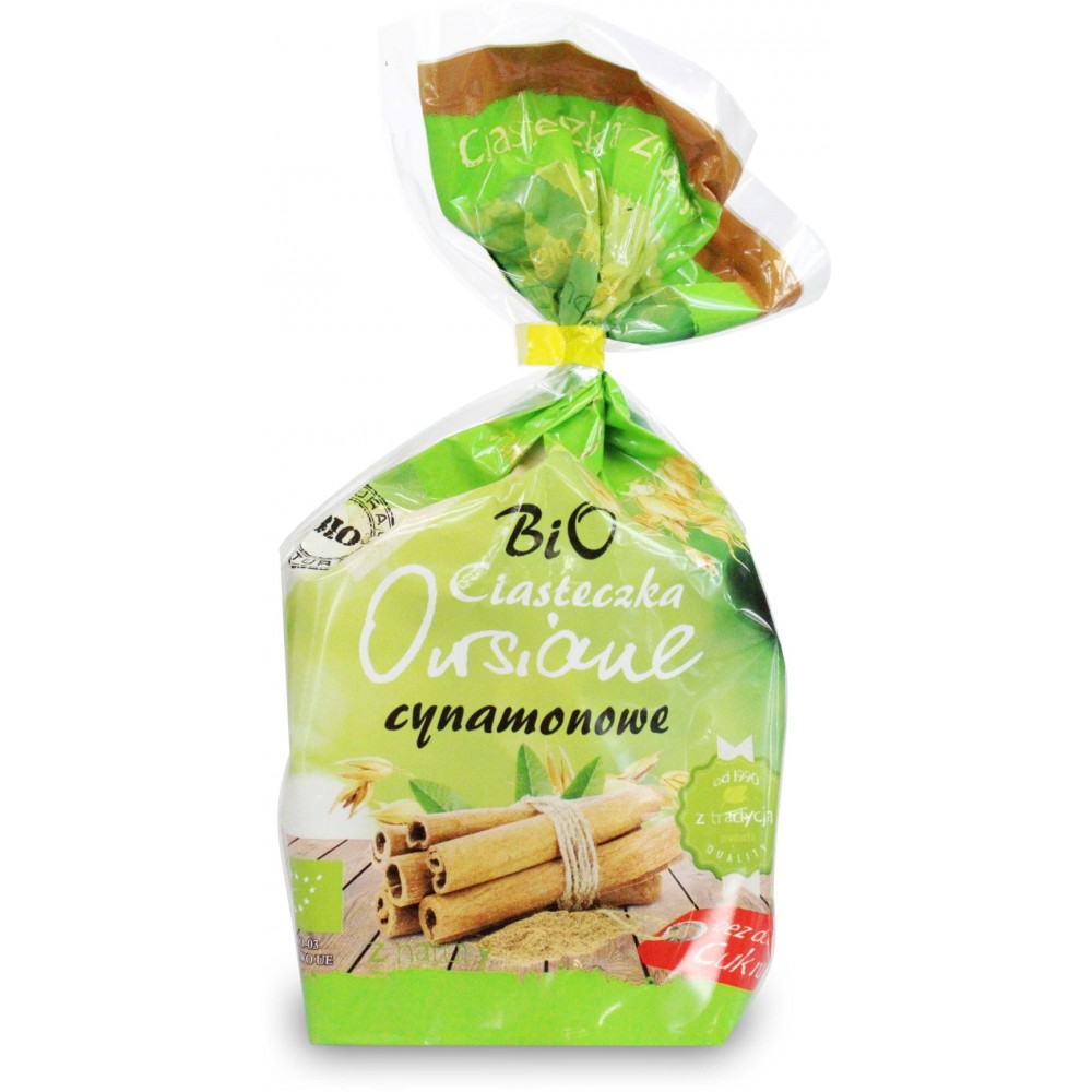 Bio Ania ciasteczka owsiane cynamonowe bez dodatku cukrów BIO 150g