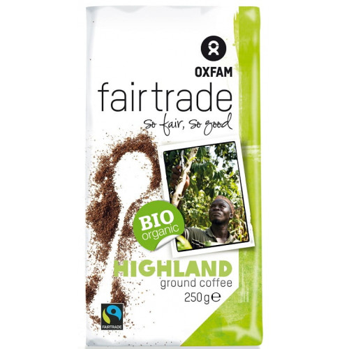 Oxfam kawa mielona arabica/robusta wysokogórska fair trade BIO 250g
