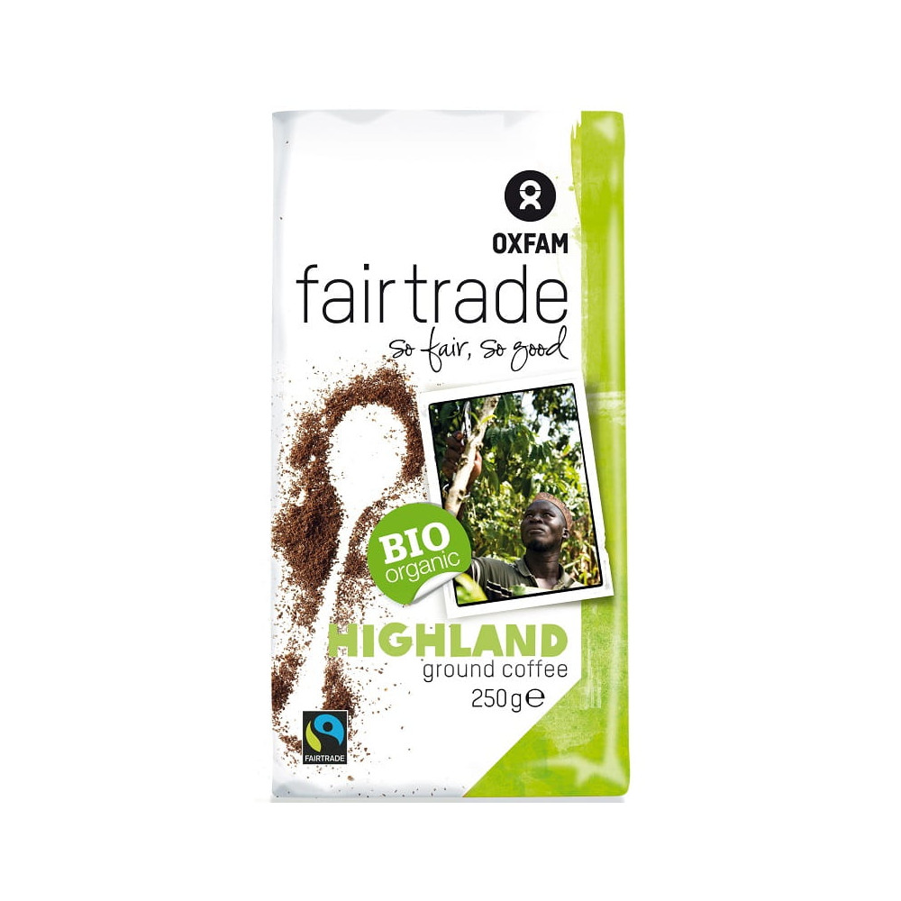 Oxfam kawa mielona arabica/robusta wysokogórska fair trade BIO 250g