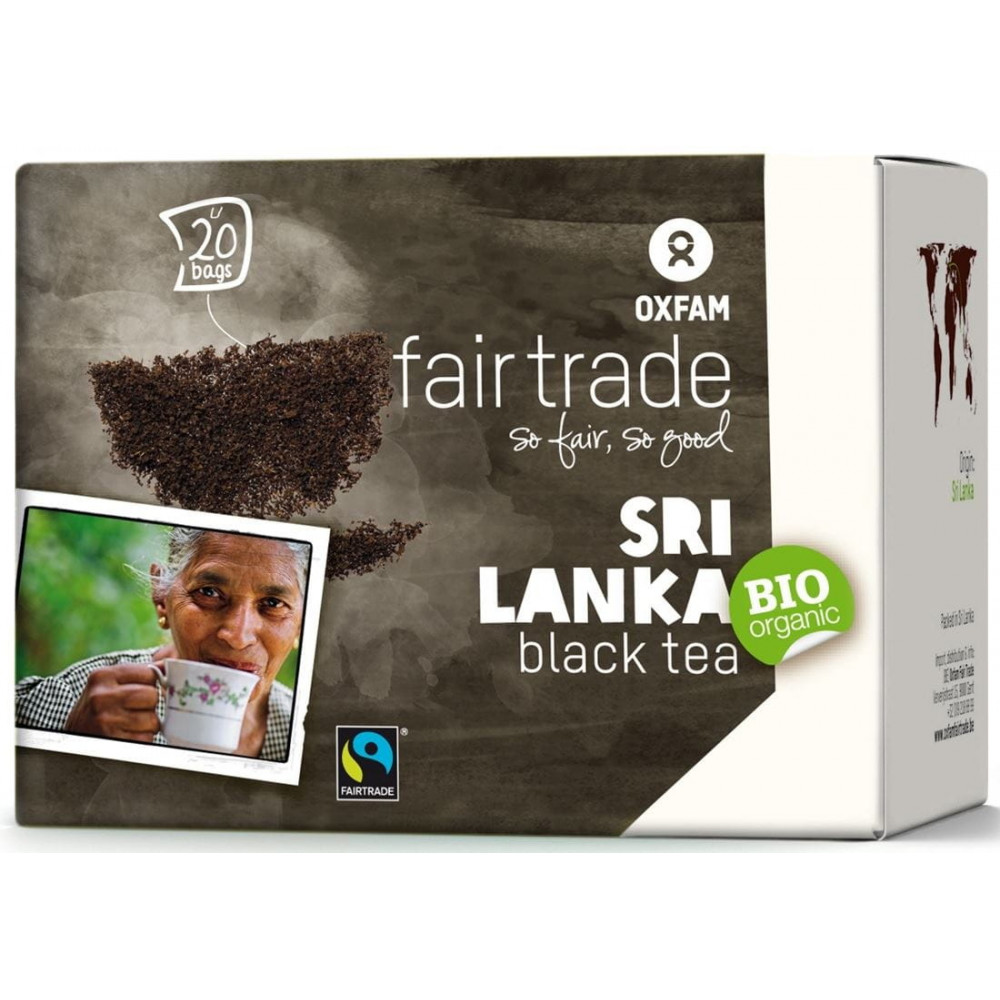 Oxfam herbata czarna ekspresowa fair trade BIO (20 x 1,8g) 36g