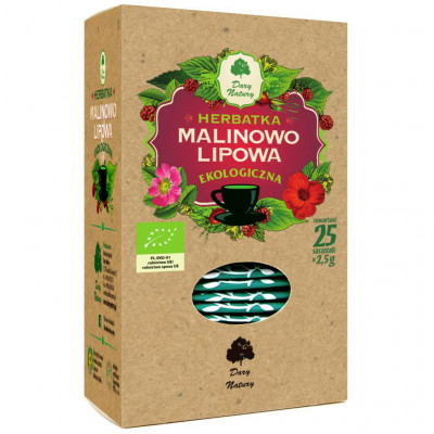 Dary Natury herbatka lipowo - malinowa BIO (25 x 2,5g)