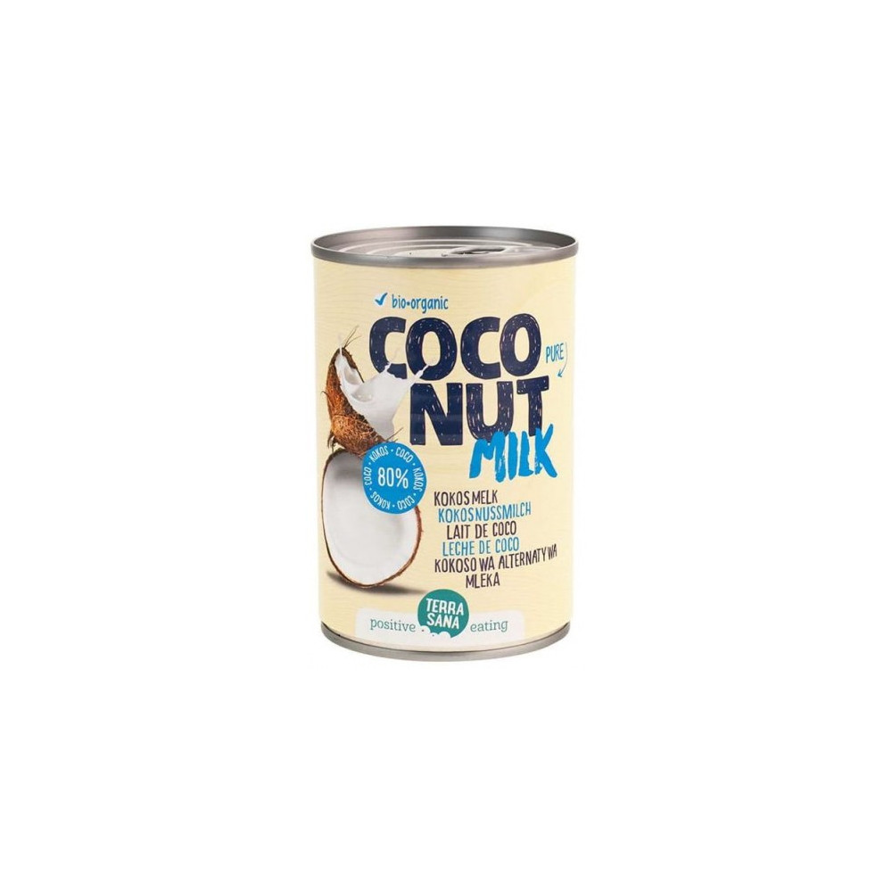Terrasana napój kokosowy bez gumy guar w puszce (22% tłuszczu) BIO 400 ml