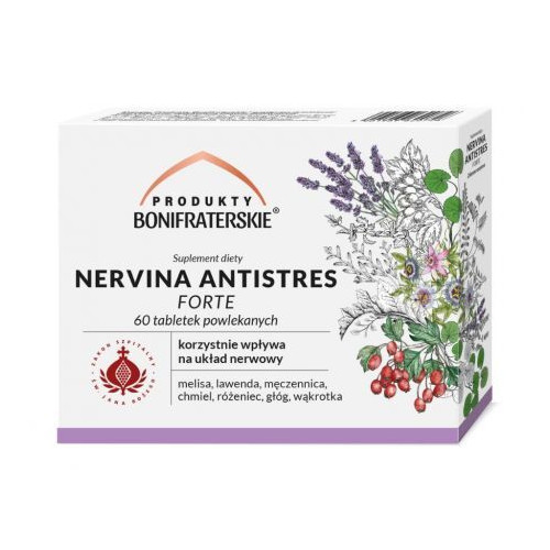 Nervina Antistres Forte 60 tabletek Produkt Bonifraterski