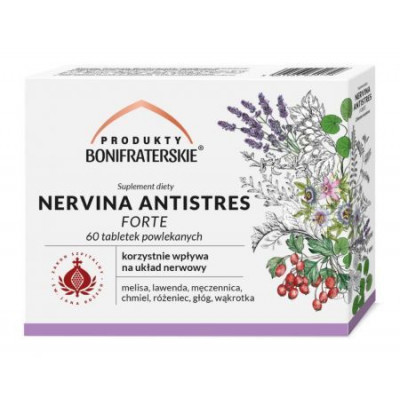Nervina Antistres Forte 60 tabletek Produkt Bonifraterski